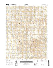 Poison Springs Colorado Current topographic map, 1:24000 scale, 7.5 X 7.5 Minute, Year 2016