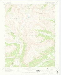 Pole Creek Mountain Colorado Historical topographic map, 1:24000 scale, 7.5 X 7.5 Minute, Year 1964