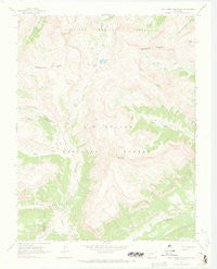 Pole Creek Mountain Colorado Historical topographic map, 1:24000 scale, 7.5 X 7.5 Minute, Year 1964