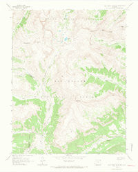 Pole Creek Mountain Colorado Historical topographic map, 1:24000 scale, 7.5 X 7.5 Minute, Year 1964
