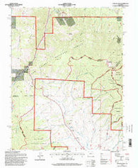 Poncha Pass Colorado Historical topographic map, 1:24000 scale, 7.5 X 7.5 Minute, Year 1994