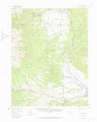 Poncha Springs Colorado Historical topographic map, 1:62500 scale, 15 X 15 Minute, Year 1956