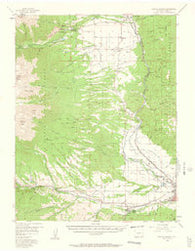 Poncha Springs Colorado Historical topographic map, 1:62500 scale, 15 X 15 Minute, Year 1956