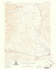 Poncha Springs Colorado Historical topographic map, 1:62500 scale, 15 X 15 Minute, Year 1956