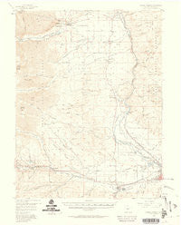 Poncha Springs Colorado Historical topographic map, 1:62500 scale, 15 X 15 Minute, Year 1956