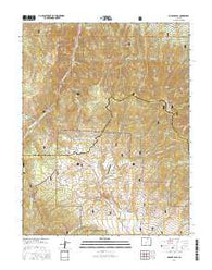 Poncha Pass Colorado Current topographic map, 1:24000 scale, 7.5 X 7.5 Minute, Year 2016
