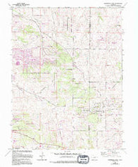 Ponderosa Park Colorado Historical topographic map, 1:24000 scale, 7.5 X 7.5 Minute, Year 1966