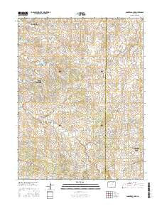 Ponderosa Park Colorado Current topographic map, 1:24000 scale, 7.5 X 7.5 Minute, Year 2016