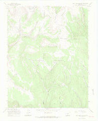 Pool Table Mountain Colorado Historical topographic map, 1:24000 scale, 7.5 X 7.5 Minute, Year 1967