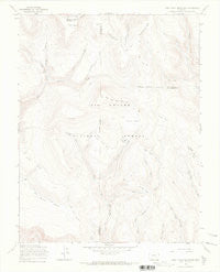 Pool Table Mountain Colorado Historical topographic map, 1:24000 scale, 7.5 X 7.5 Minute, Year 1967