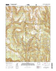 Pool Table Mountain Colorado Current topographic map, 1:24000 scale, 7.5 X 7.5 Minute, Year 2016