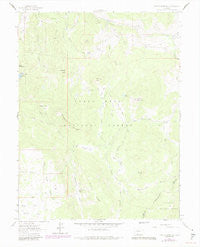 Porter Mountain Colorado Historical topographic map, 1:24000 scale, 7.5 X 7.5 Minute, Year 1961