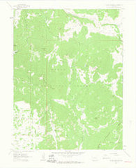 Porter Mountain Colorado Historical topographic map, 1:24000 scale, 7.5 X 7.5 Minute, Year 1961