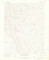 Porter Mountain Colorado Historical topographic map, 1:24000 scale, 7.5 X 7.5 Minute, Year 1961