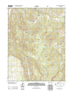Porter Mountain Colorado Historical topographic map, 1:24000 scale, 7.5 X 7.5 Minute, Year 2013