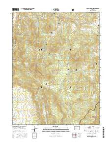Porter Mountain Colorado Current topographic map, 1:24000 scale, 7.5 X 7.5 Minute, Year 2016