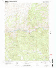 Poudre Park Colorado Historical topographic map, 1:24000 scale, 7.5 X 7.5 Minute, Year 1962