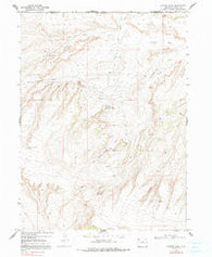 Powder Wash Colorado Historical topographic map, 1:24000 scale, 7.5 X 7.5 Minute, Year 1969