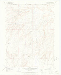 Powder Wash Colorado Historical topographic map, 1:24000 scale, 7.5 X 7.5 Minute, Year 1969