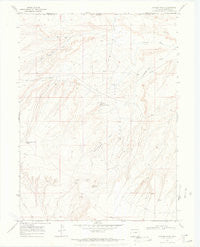 Powder Wash Colorado Historical topographic map, 1:24000 scale, 7.5 X 7.5 Minute, Year 1969