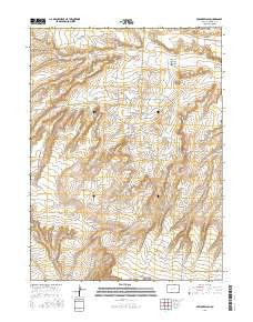 Powder Wash Colorado Current topographic map, 1:24000 scale, 7.5 X 7.5 Minute, Year 2016