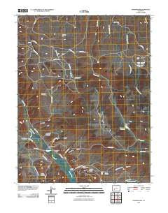 Powderhorn Colorado Historical topographic map, 1:24000 scale, 7.5 X 7.5 Minute, Year 2010