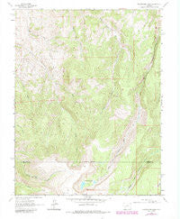 Powderhorn Lakes Colorado Historical topographic map, 1:24000 scale, 7.5 X 7.5 Minute, Year 1963
