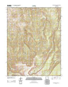 Powderhorn Lakes Colorado Historical topographic map, 1:24000 scale, 7.5 X 7.5 Minute, Year 2013