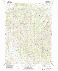 Price Creek Colorado Historical topographic map, 1:24000 scale, 7.5 X 7.5 Minute, Year 1986