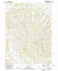Price Creek Colorado Historical topographic map, 1:24000 scale, 7.5 X 7.5 Minute, Year 1986