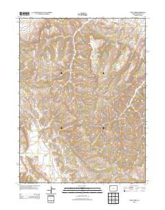 Price Creek Colorado Historical topographic map, 1:24000 scale, 7.5 X 7.5 Minute, Year 2013