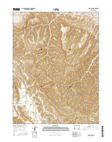 Price Creek Colorado Current topographic map, 1:24000 scale, 7.5 X 7.5 Minute, Year 2016