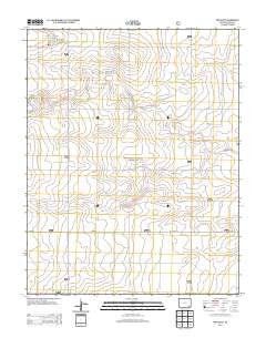 Pritchett Colorado Historical topographic map, 1:24000 scale, 7.5 X 7.5 Minute, Year 2013