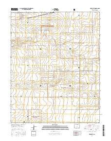 Pritchett Colorado Current topographic map, 1:24000 scale, 7.5 X 7.5 Minute, Year 2016