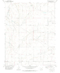 Pritchett NW Colorado Historical topographic map, 1:24000 scale, 7.5 X 7.5 Minute, Year 1978