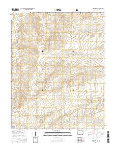 Pritchett NW Colorado Current topographic map, 1:24000 scale, 7.5 X 7.5 Minute, Year 2016