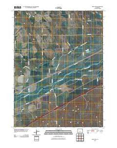 Proctor Colorado Historical topographic map, 1:24000 scale, 7.5 X 7.5 Minute, Year 2010