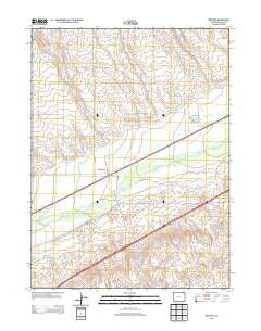 Proctor Colorado Historical topographic map, 1:24000 scale, 7.5 X 7.5 Minute, Year 2013