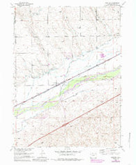 Proctor Colorado Historical topographic map, 1:24000 scale, 7.5 X 7.5 Minute, Year 1953