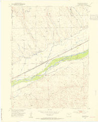 Proctor Colorado Historical topographic map, 1:24000 scale, 7.5 X 7.5 Minute, Year 1953