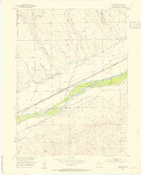 Proctor Colorado Historical topographic map, 1:24000 scale, 7.5 X 7.5 Minute, Year 1953