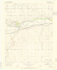 Prowers Colorado Historical topographic map, 1:24000 scale, 7.5 X 7.5 Minute, Year 1953
