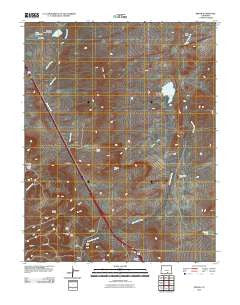 Pryor Colorado Historical topographic map, 1:24000 scale, 7.5 X 7.5 Minute, Year 2010