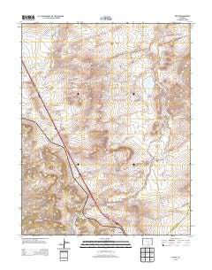 Pryor Colorado Historical topographic map, 1:24000 scale, 7.5 X 7.5 Minute, Year 2013