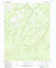 Pryor Creek Colorado Historical topographic map, 1:24000 scale, 7.5 X 7.5 Minute, Year 1994
