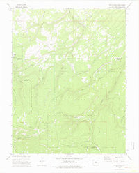 Pryor Creek Colorado Historical topographic map, 1:24000 scale, 7.5 X 7.5 Minute, Year 1973