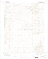 Pryor SE Colorado Historical topographic map, 1:24000 scale, 7.5 X 7.5 Minute, Year 1970