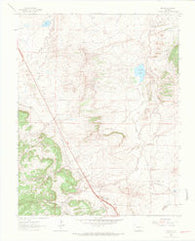 Pryor Colorado Historical topographic map, 1:24000 scale, 7.5 X 7.5 Minute, Year 1963