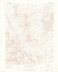Pryor Colorado Historical topographic map, 1:24000 scale, 7.5 X 7.5 Minute, Year 1963
