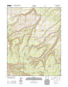 Pryor Creek Colorado Historical topographic map, 1:24000 scale, 7.5 X 7.5 Minute, Year 2013